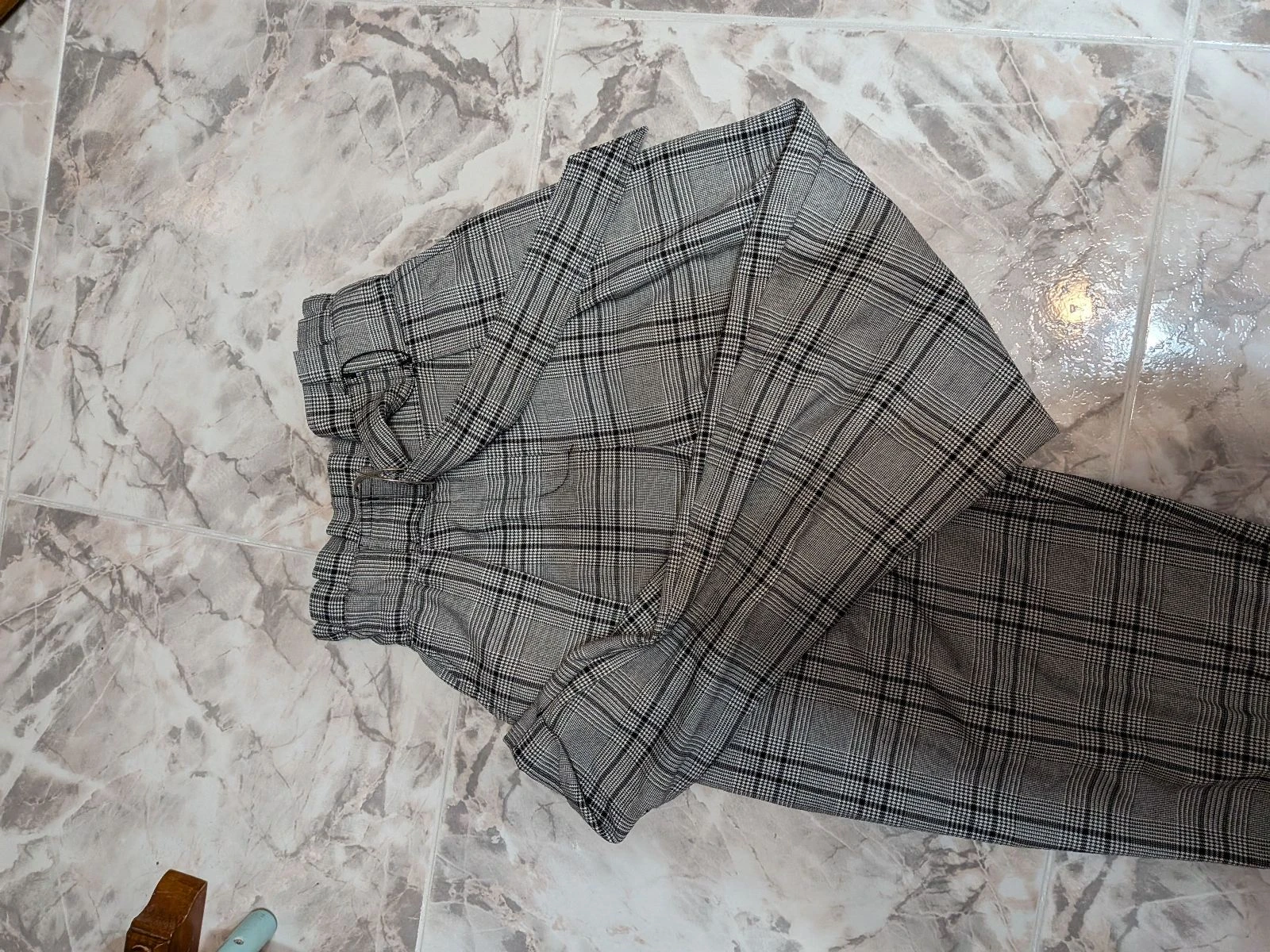 Calça xadrez feminina – photo 3
